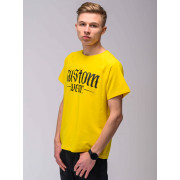 Футболка жовта Gothic logo Custom Wear XXL