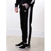 Штани з лампасами Custom Wear чорні з білим S