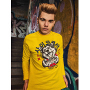 Світшот без начосу Custom Wear  Husky жовтий XL